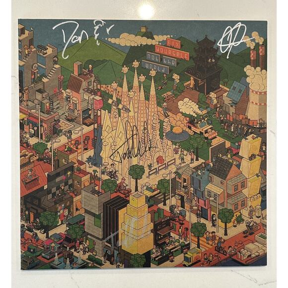 The Wombats - Yourself Not The World 12” BLUE VINYL Signed Autographed